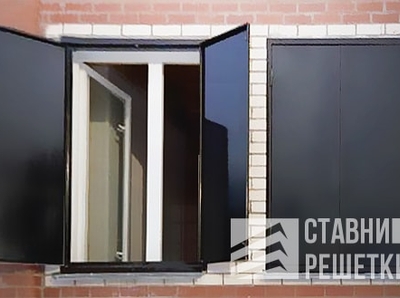 Глухие ставни для окна